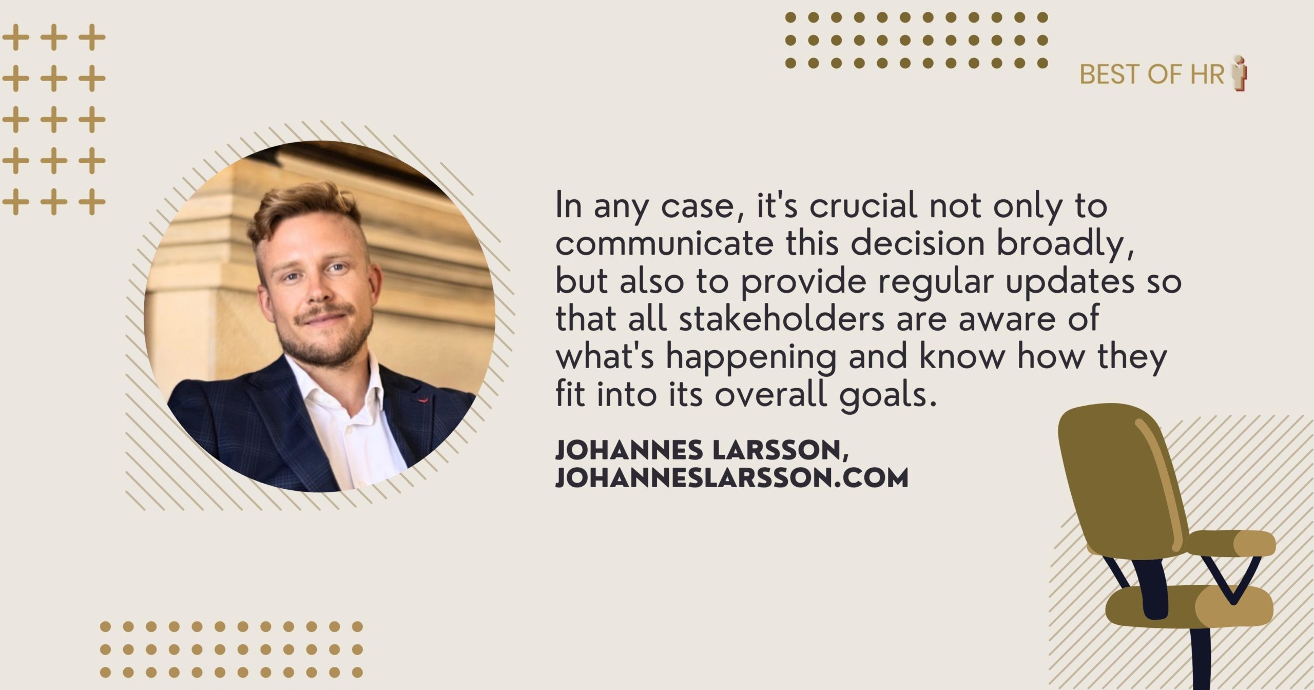Johannes Larsson remote work options for employees