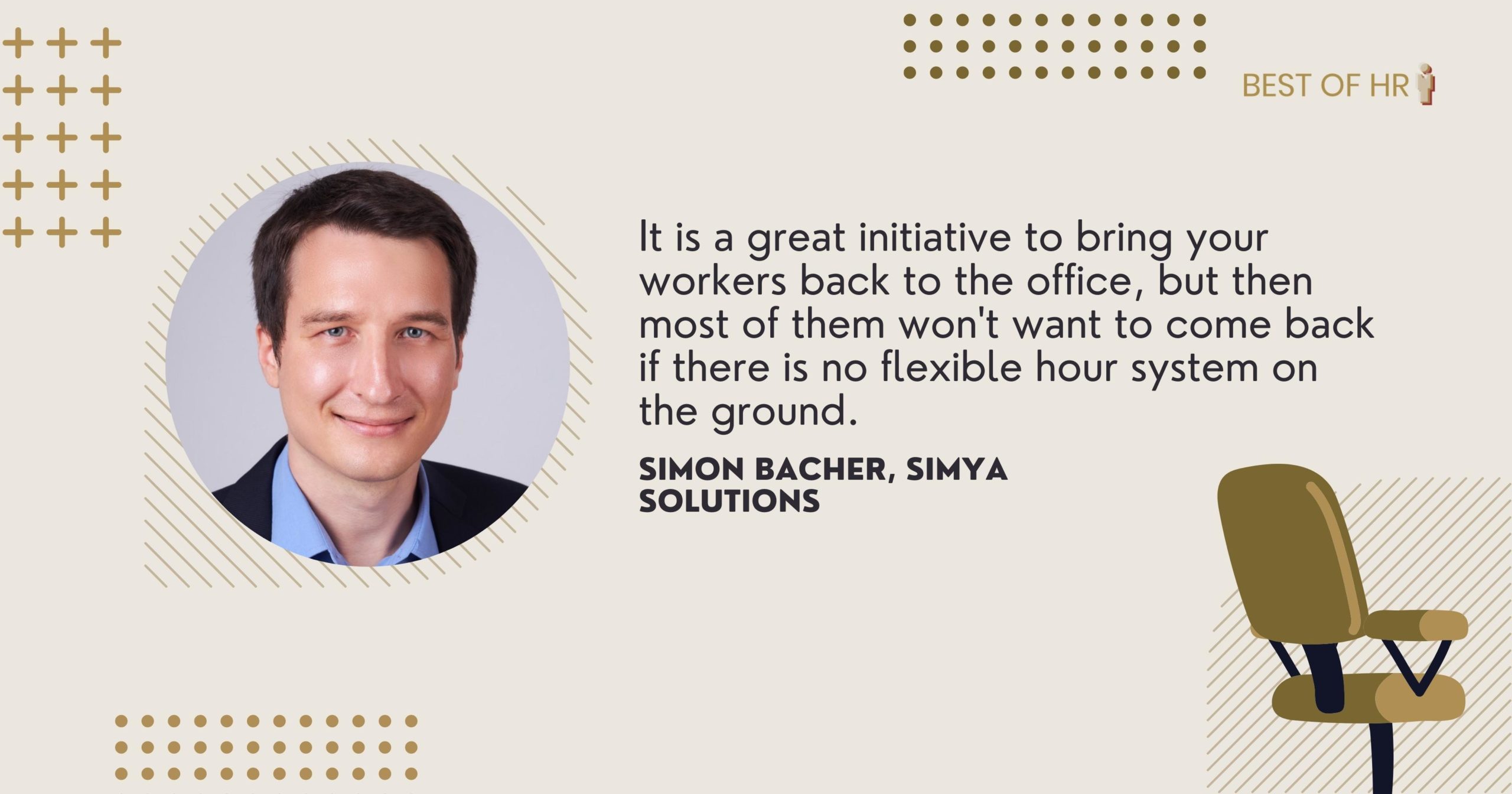 Simon Bacher return to office