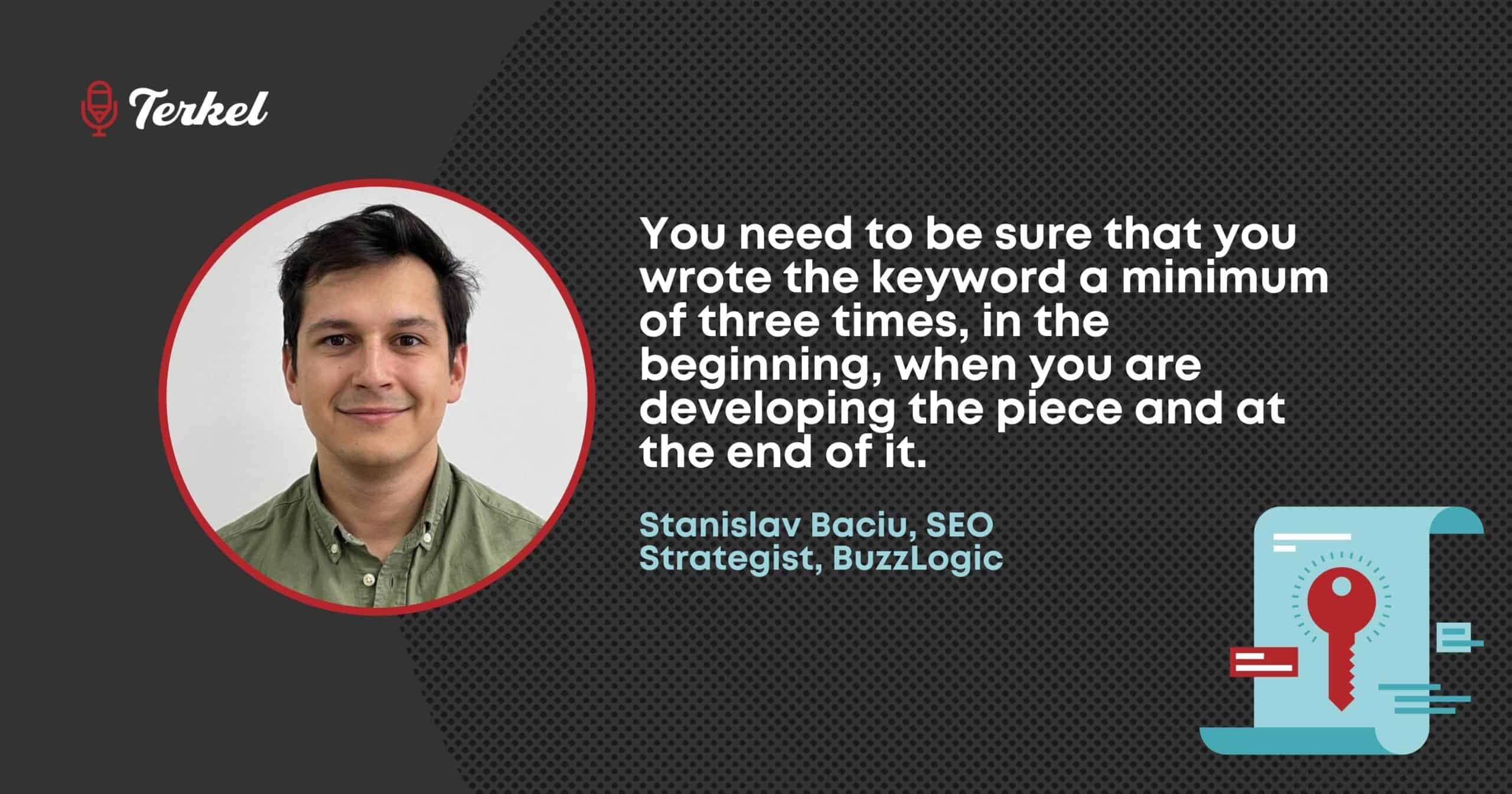 Stanislav Baciu seo strategist