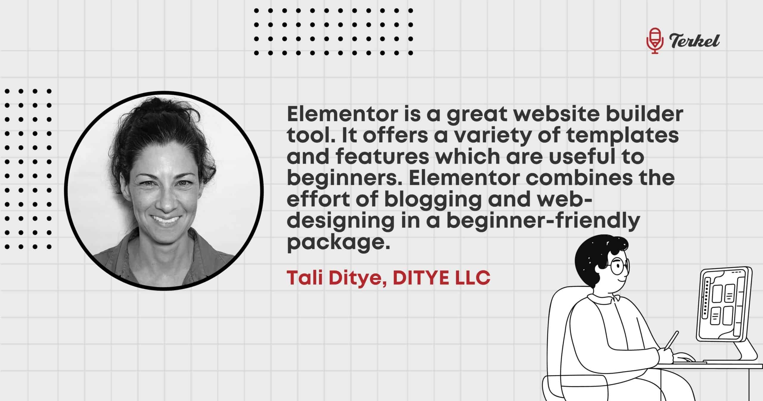 Tali Ditye elementor blogging