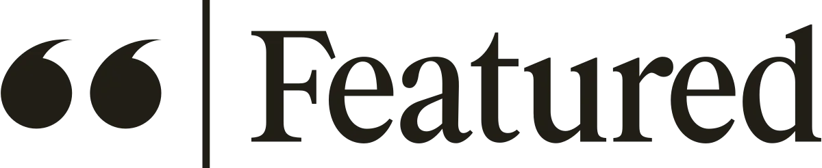 Featured main logo, black