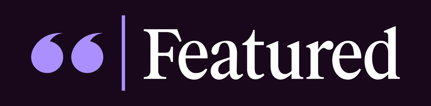 Featured main logo, reversed, on the dark brand color